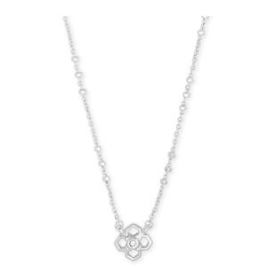 Kendra Scott Rue Pendant Necklace In Silver